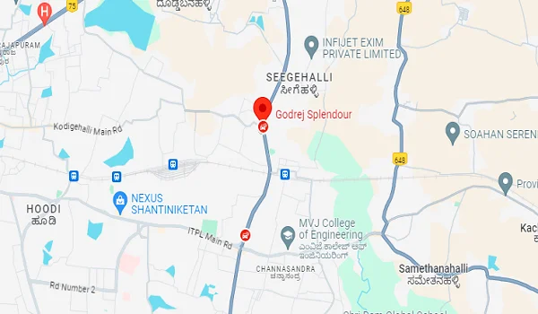 Elevate At Godrej Splendor location map