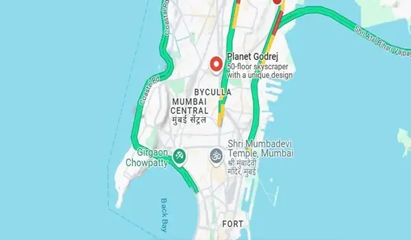 Godrej Planet location map