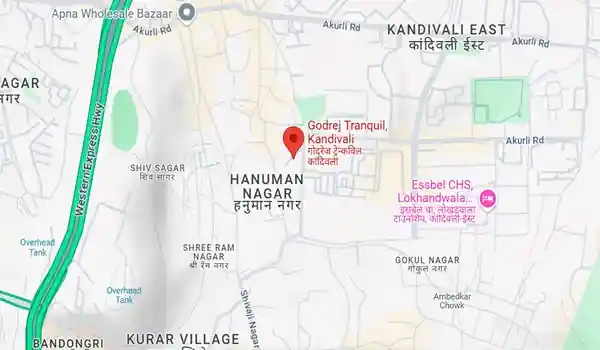 Godrej Tranquil location map