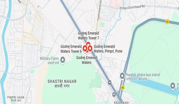 Godrej Emerald Waters location map