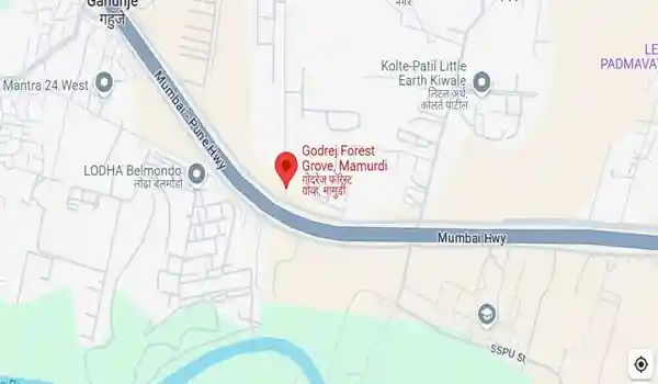 Godrej Forest Grove location map