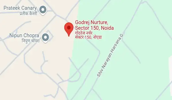 Godrej Nurture Noida location map