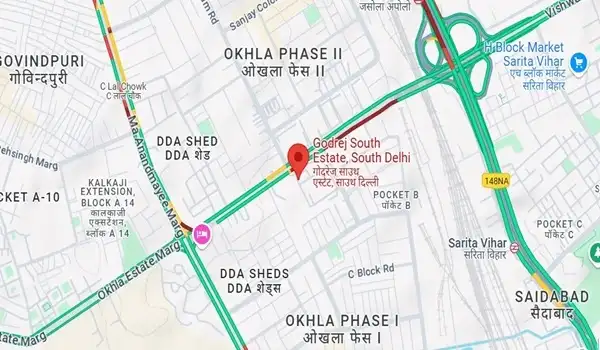 Godrej South Estate location map