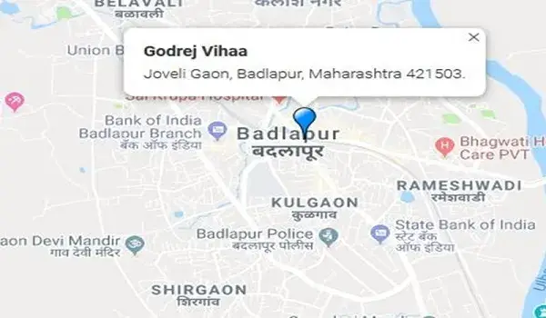 Godrej Vihaa location map