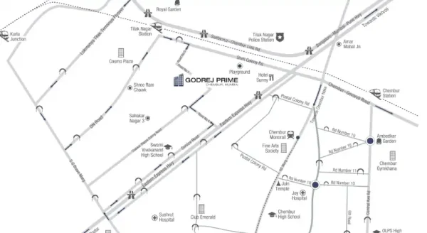 Godrej Prime location